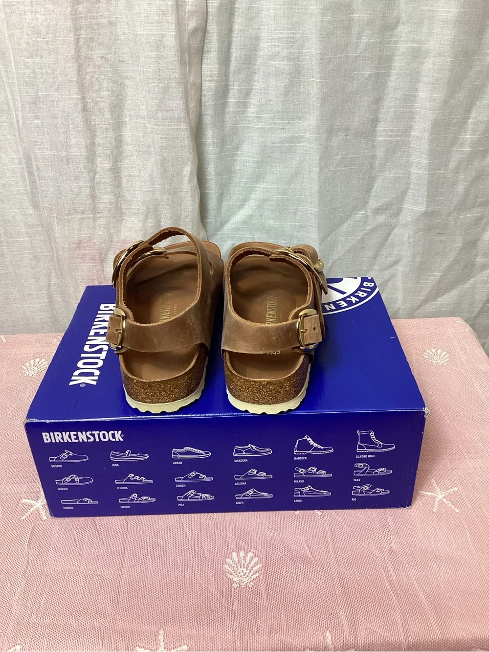 NWT Birkenstock Milano Big Buckle Sandals; Size: 8
